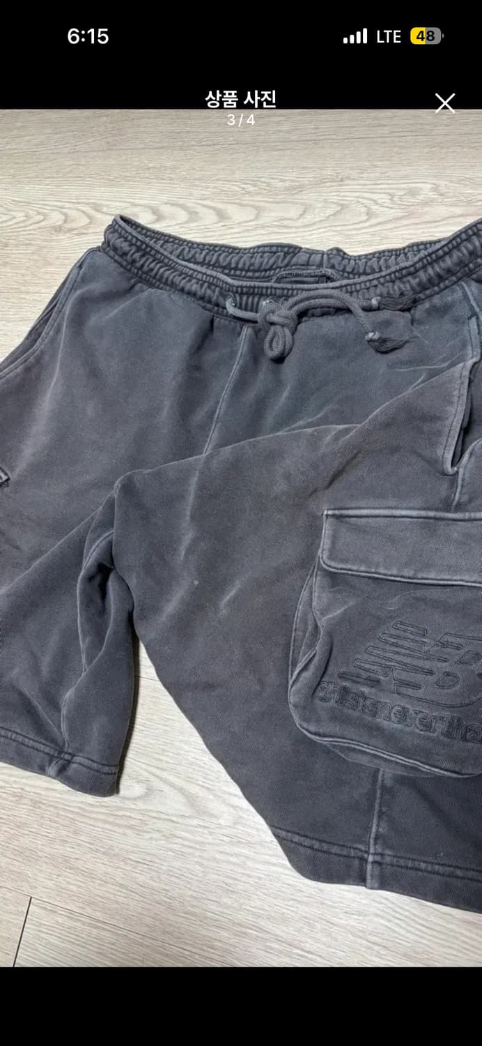 디스이즈네버뎃x뉴발란스 버뮤다 반바지 상품이미지3