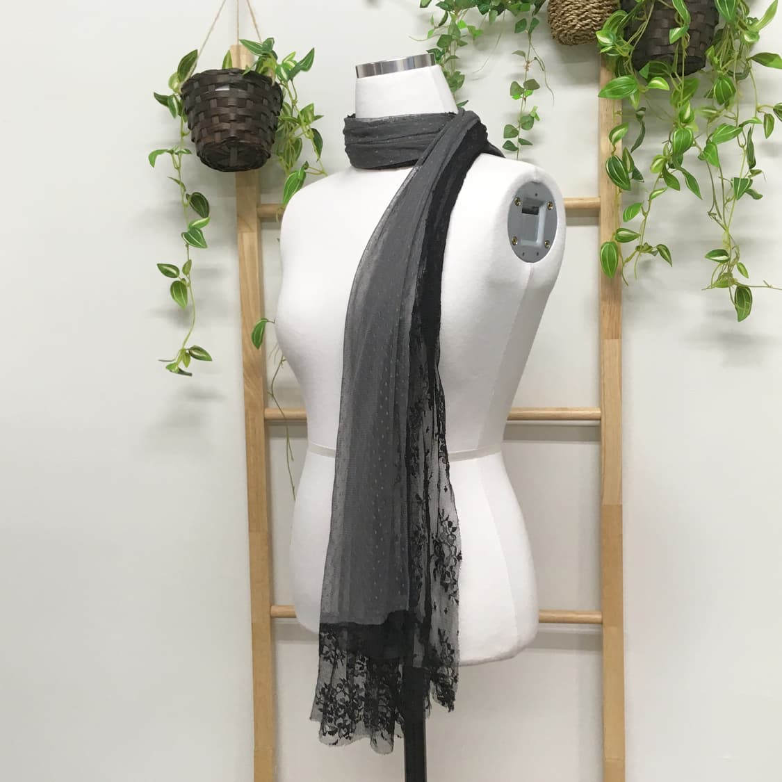 GAP/ 레이스 시스루 스카프 도트스카프 히메갸루스카프  상품이미지1