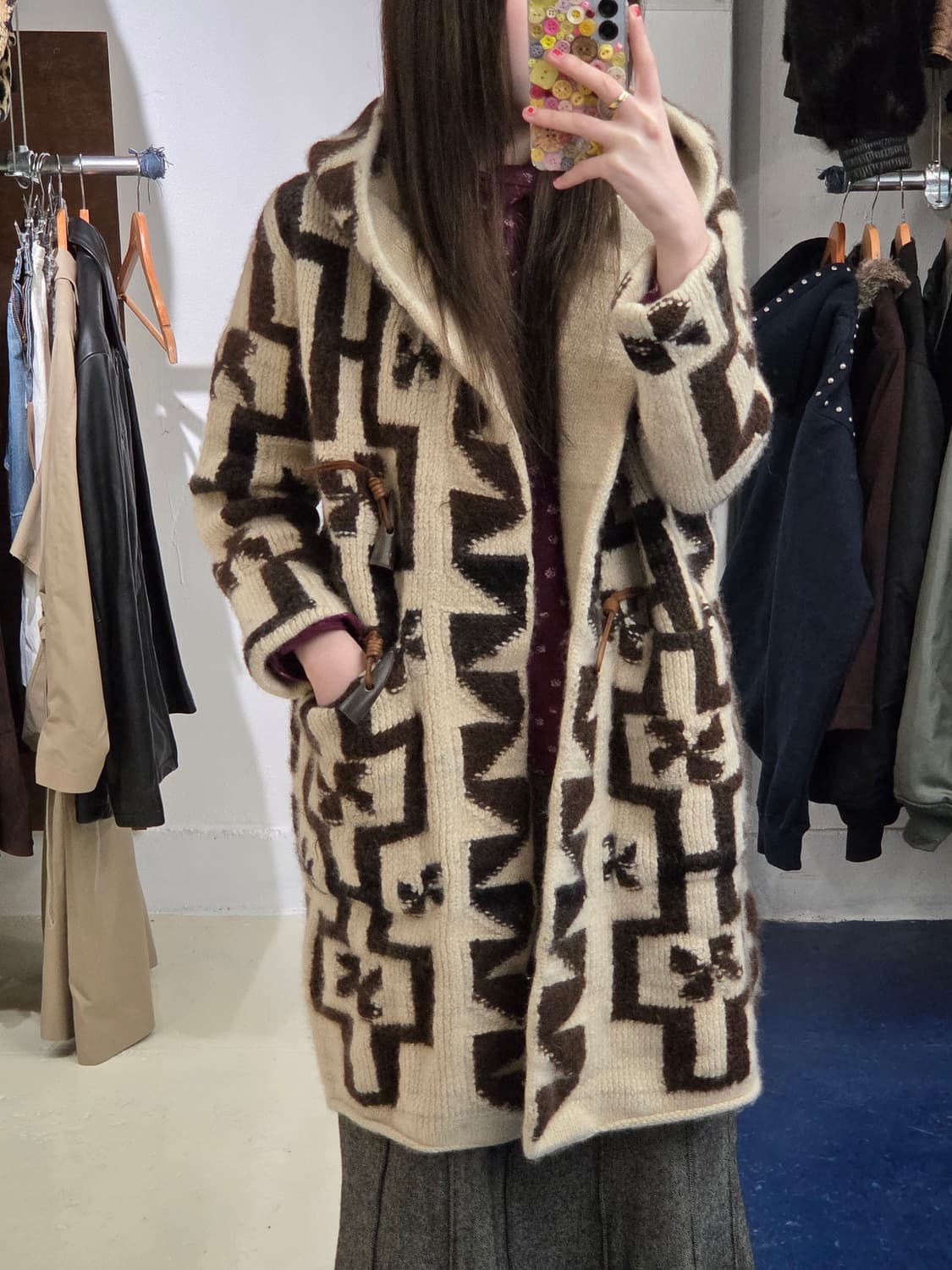 PRL 폴로 랄프로렌 트라이벌 후드 더플 코트 상품이미지2