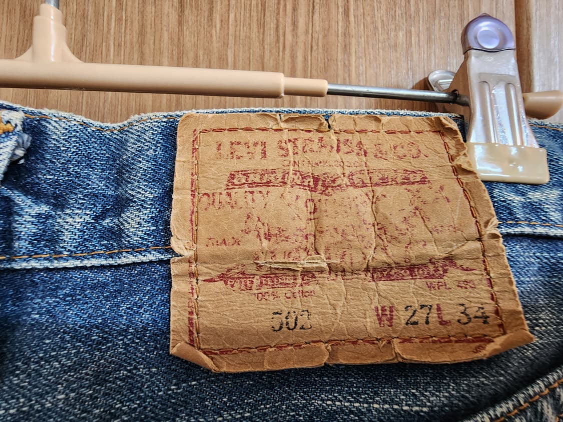 (27)리바이스 502XX 일본판 빈티지 데님 팬츠 상품이미지5