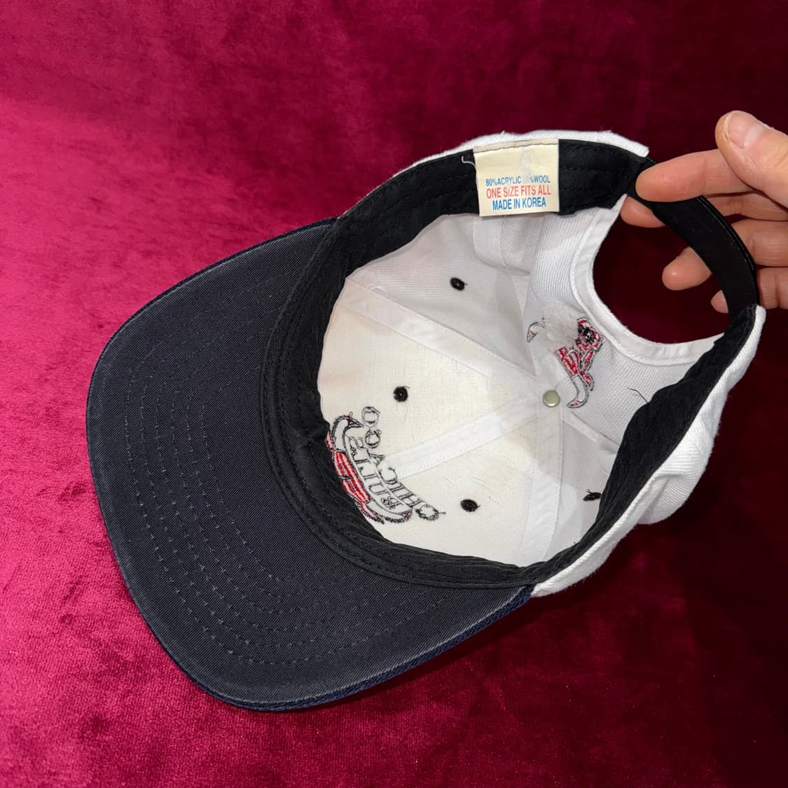 90s 시카고 불스 투톤 캡 상품이미지4