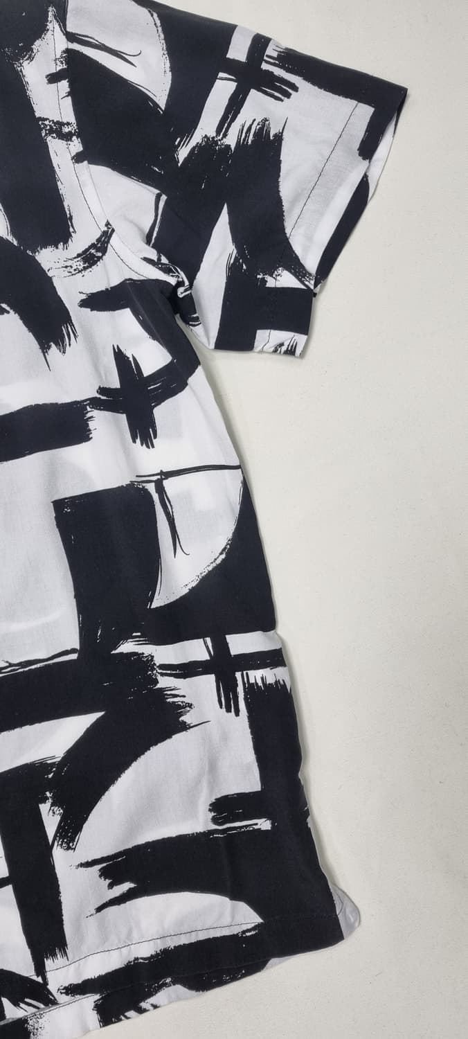 자라 오픈넥 반팔 셔츠 L _ 남성,100 상품이미지4