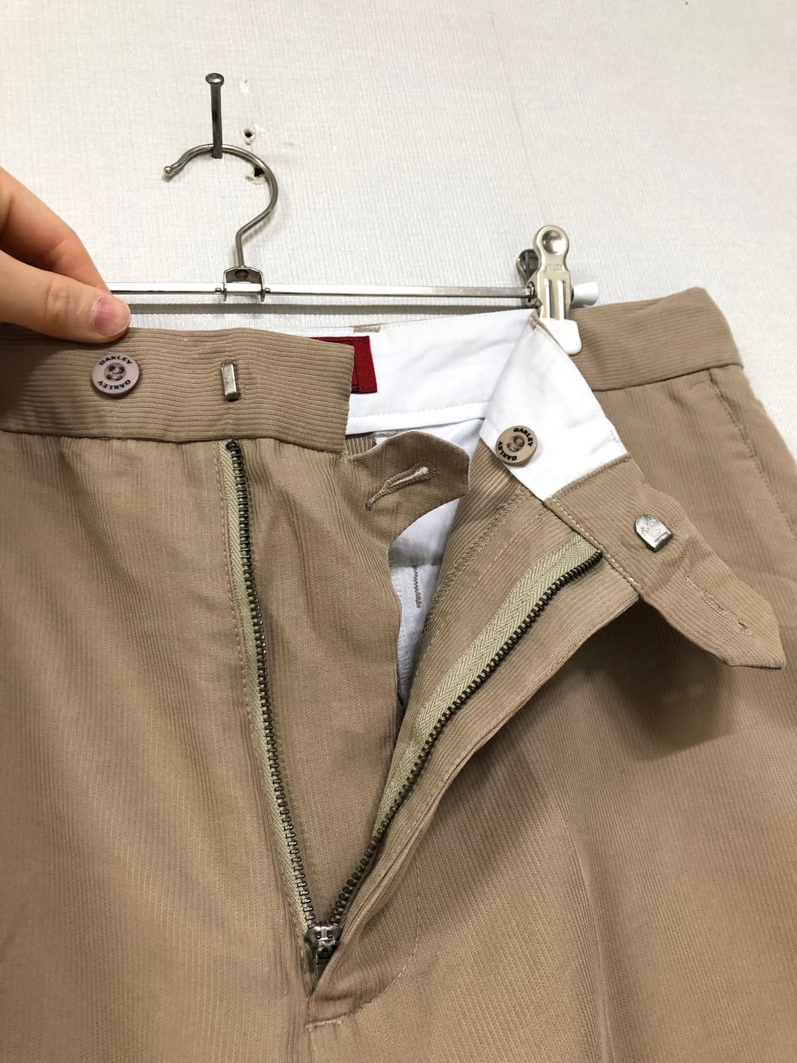 오클리 레이온 폴리 트라우저 슬랙스 쇼츠 반바지 32 _ 베이지 상품이미지8