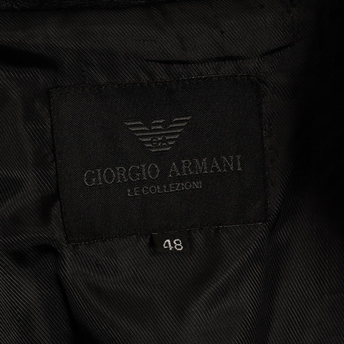 아르마니 꼴레지오니 비건 레더 자켓 (XL) MAT68 상품이미지7