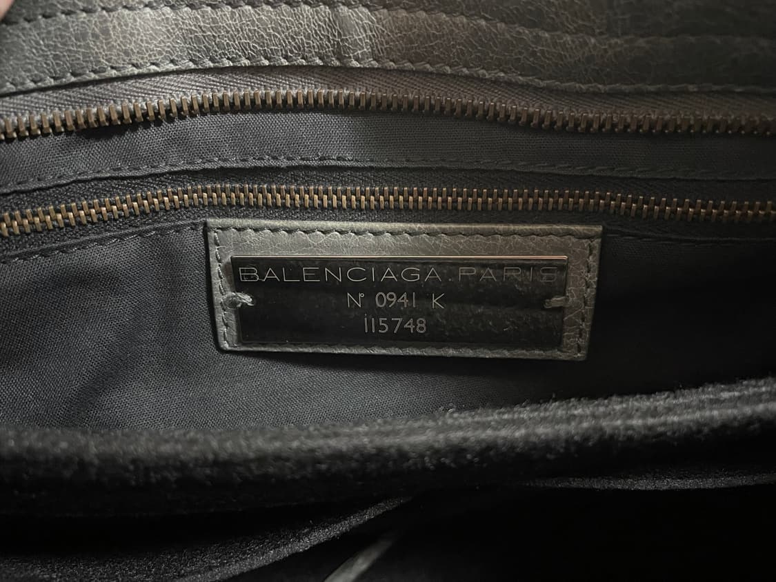 발렌시아가 모터백 다크그레이 미디움 미듐 시티백 상품이미지6