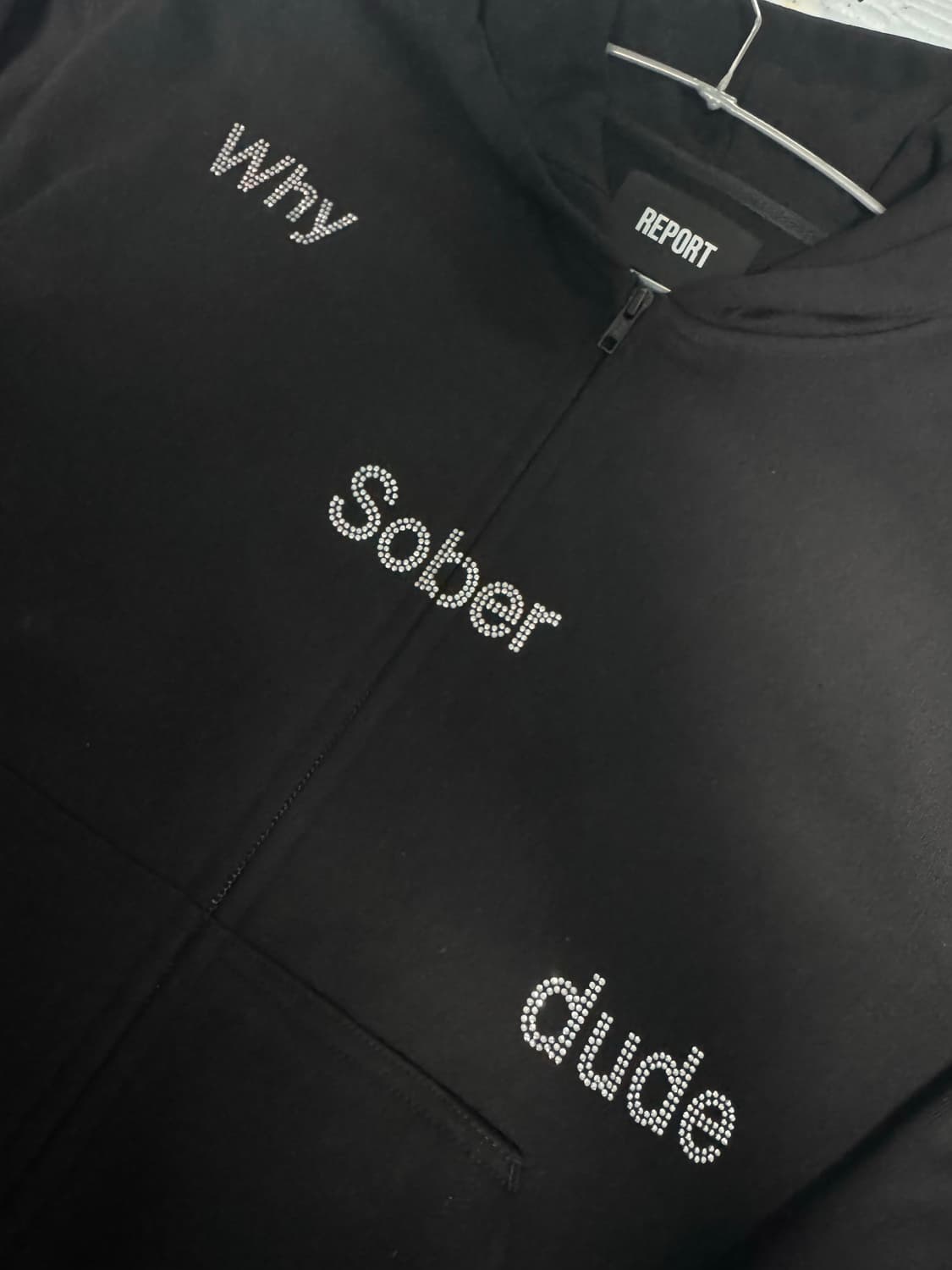 Why Sober Dude Hoodie Zip-Up 상품이미지2