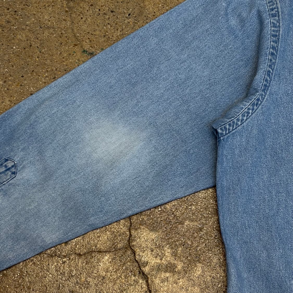 90s 미국 빈티지 폴로랄프로렌 청남방 청셔츠 데님셔츠 상품이미지6