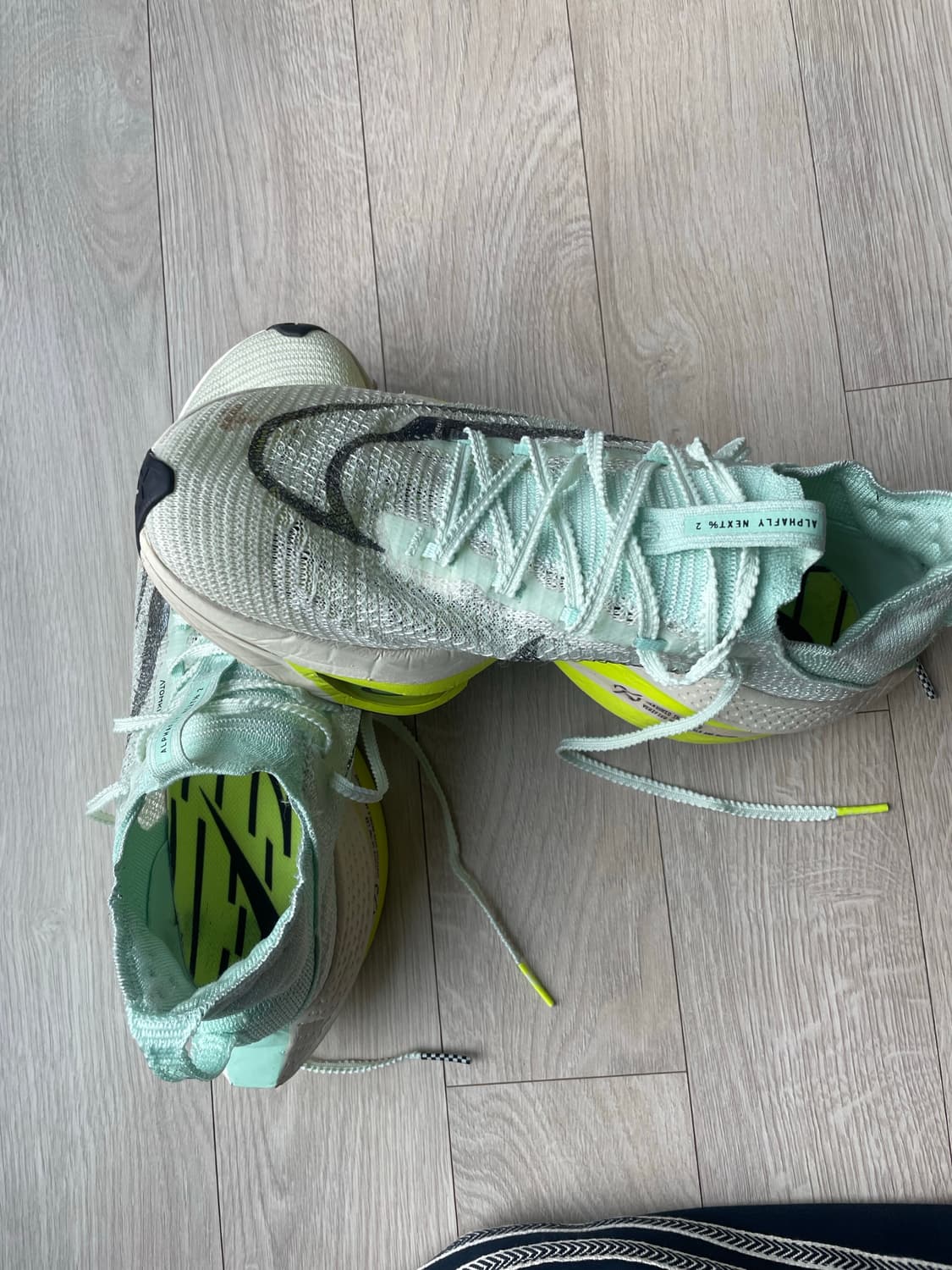 나이키 알파플라이 넥스트 2% 민트 폼 런닝화 255 상품이미지1