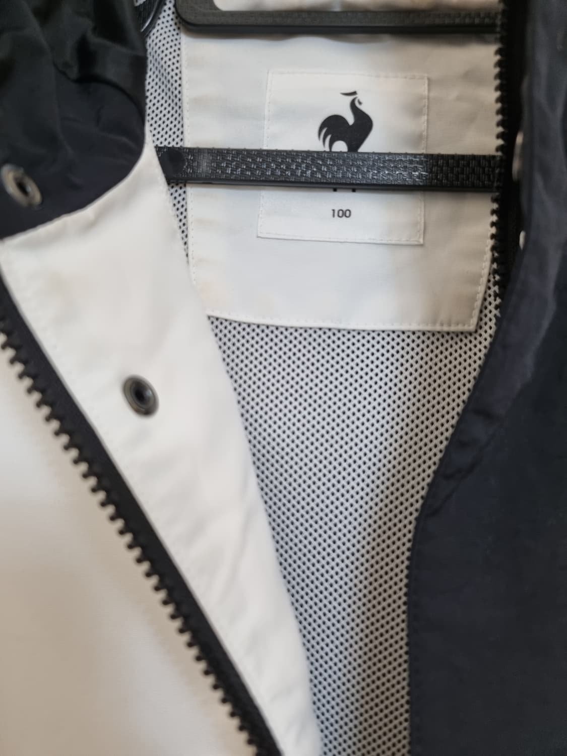 르꼬끄 바람막이 자켓 100(L) 블랙/화이트 상품이미지4