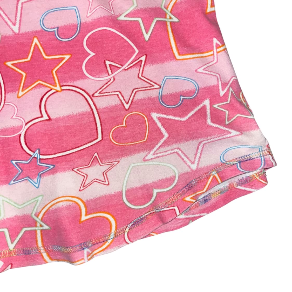 JOKY☆GAL 조키걀 하트별 패턴 나그랑 반팔티 키치갸루펑크 상품이미지4