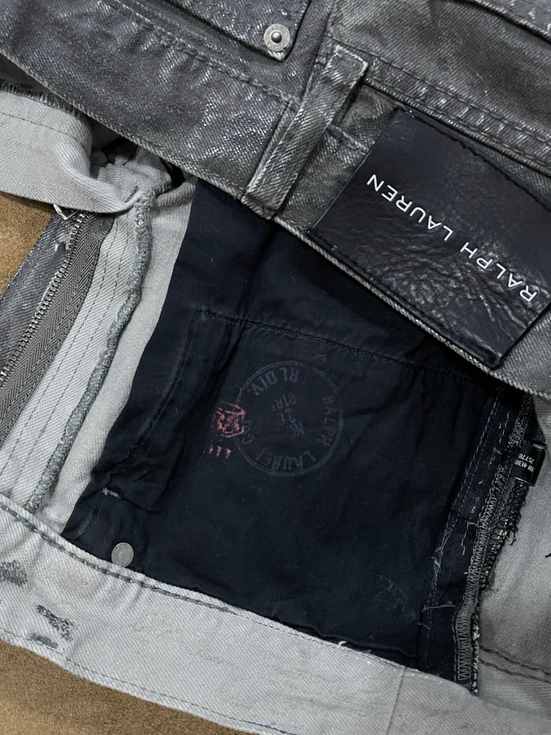 폴로랄프로렌(블랙라벨)/오일왁싱 팬츠(30“) 상품이미지5