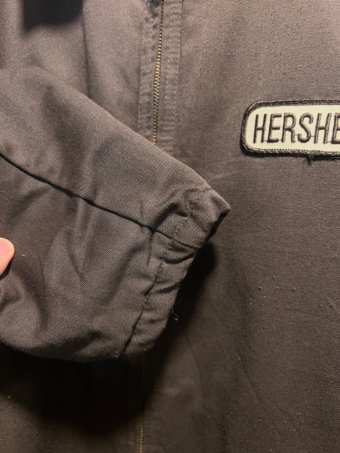 [M]90's Made in USA 허쉬 팩토리 브라운 워크자켓 상품이미지5