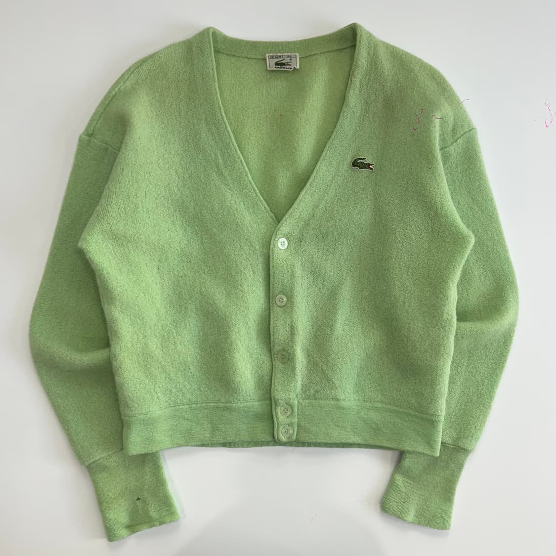 Lacoste 라코스테 라이트그린 니트 가디건  상품이미지3