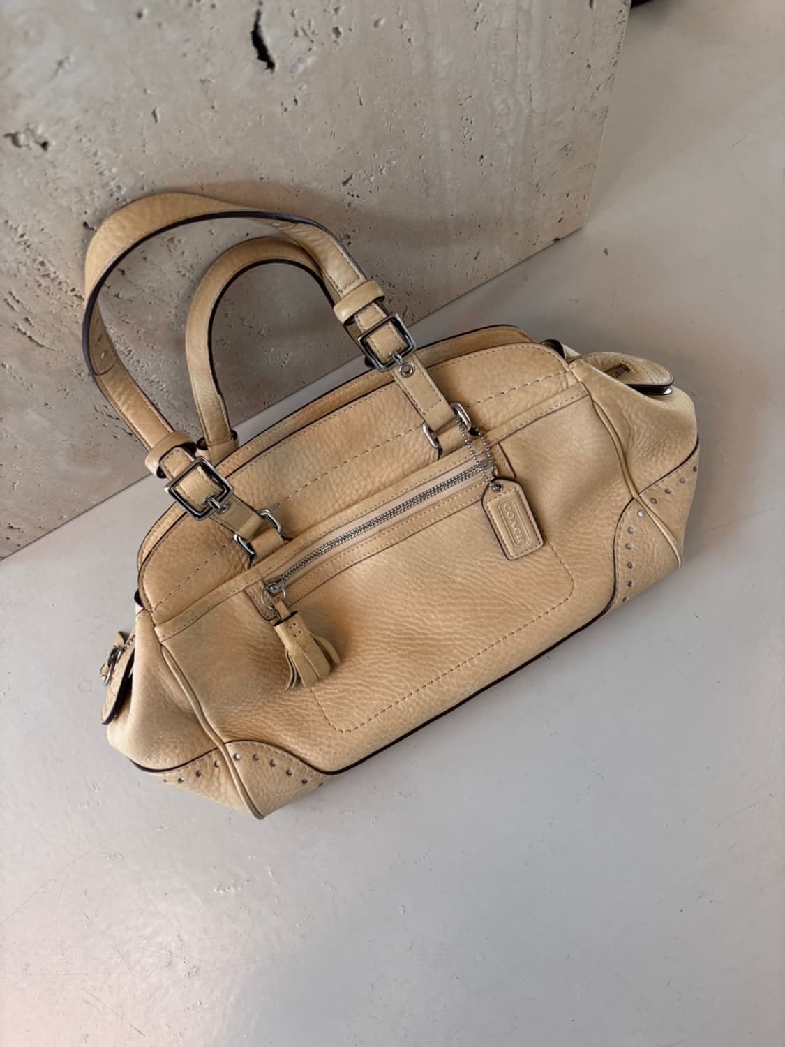 Vintage Old Coach Leather Bag 상품이미지1