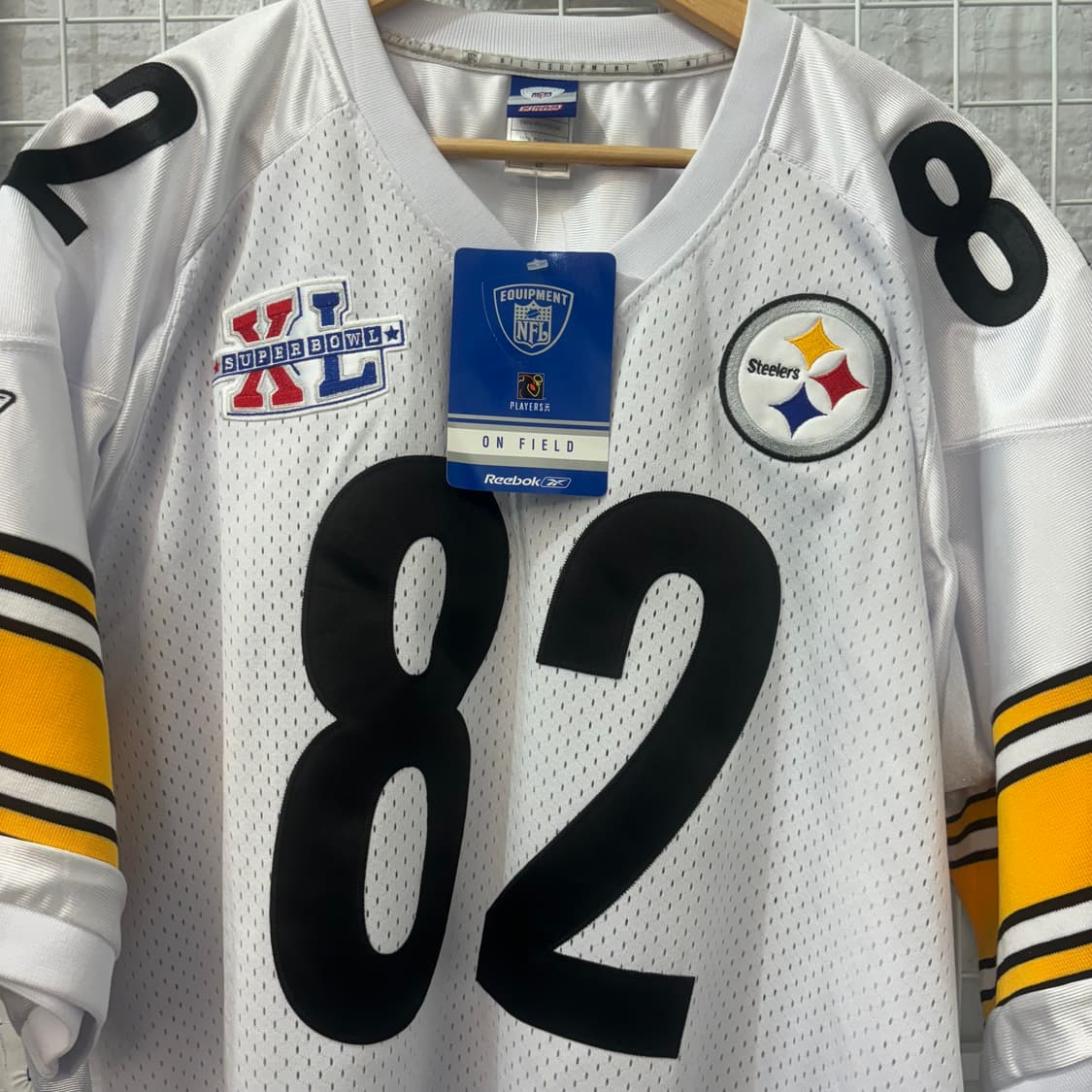 NFL X 리복 피츠버그 스틸러스 슈퍼볼 유니폼 져지 3XL  상품이미지5