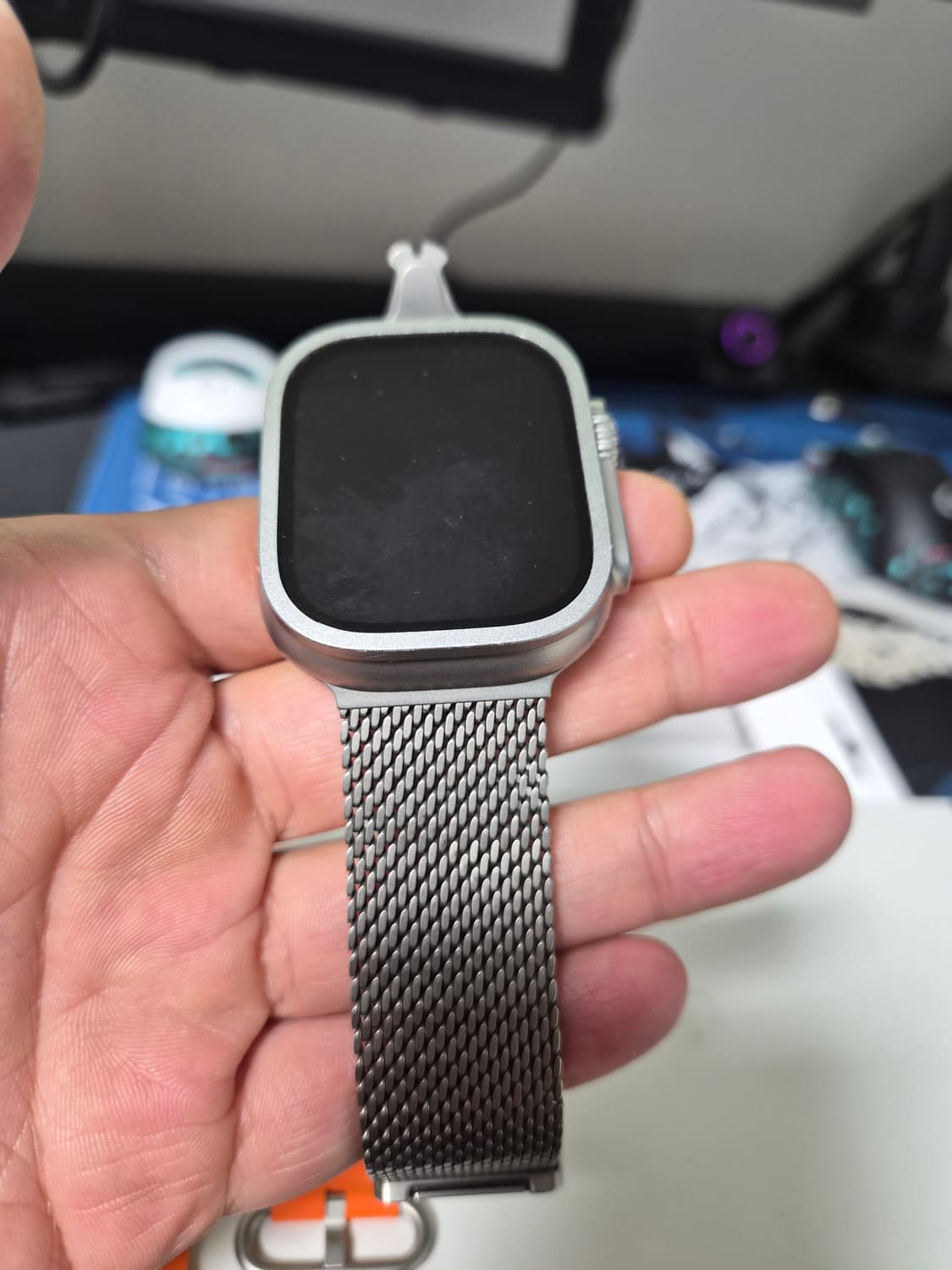 애플워치 울트리2 + 티타늄스트랩 미디움 상품이미지7