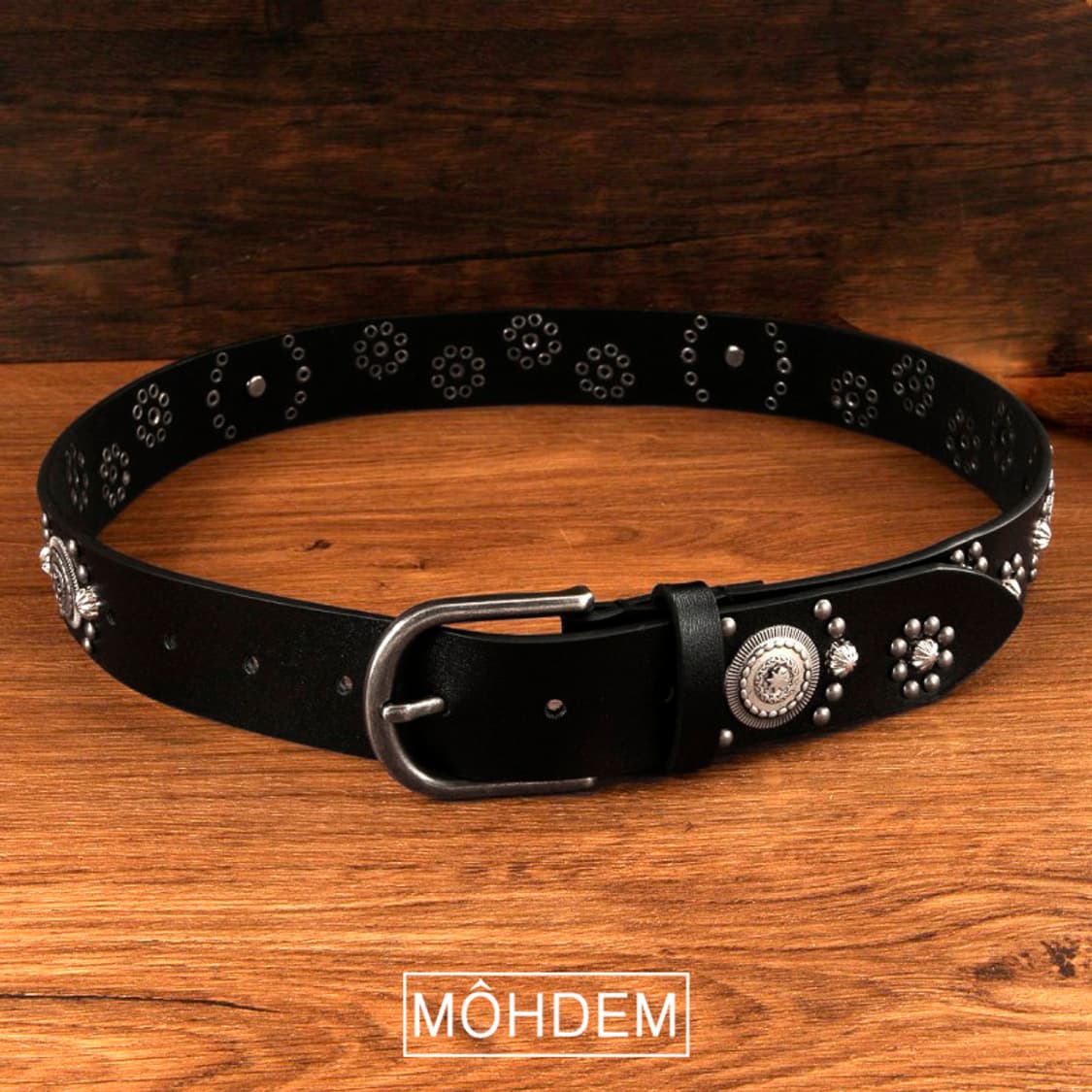 [Unisex] 웨스턴 찡 에스닉 가죽벨트 상품이미지2