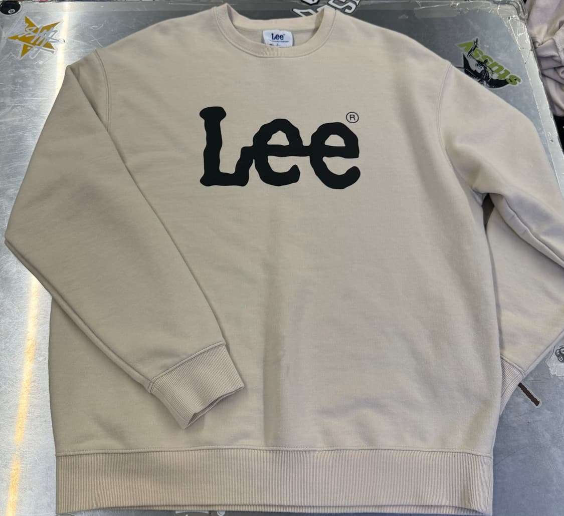 Lee 리 빅 로고 레터링 베이직 맨투맨 L 상품이미지2