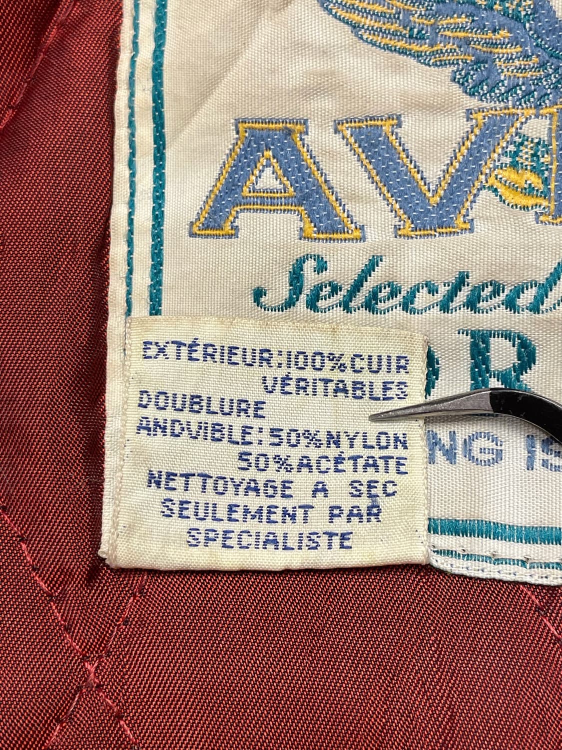 아비렉스 워싱 가죽자켓 상품이미지8