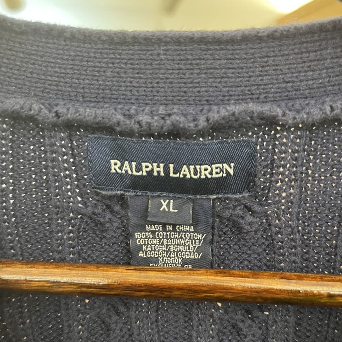 폴로 랄프로렌 모던 시크 캐주얼 슬림핏 꽈배기 가디건 XL C09853 상품이미지5