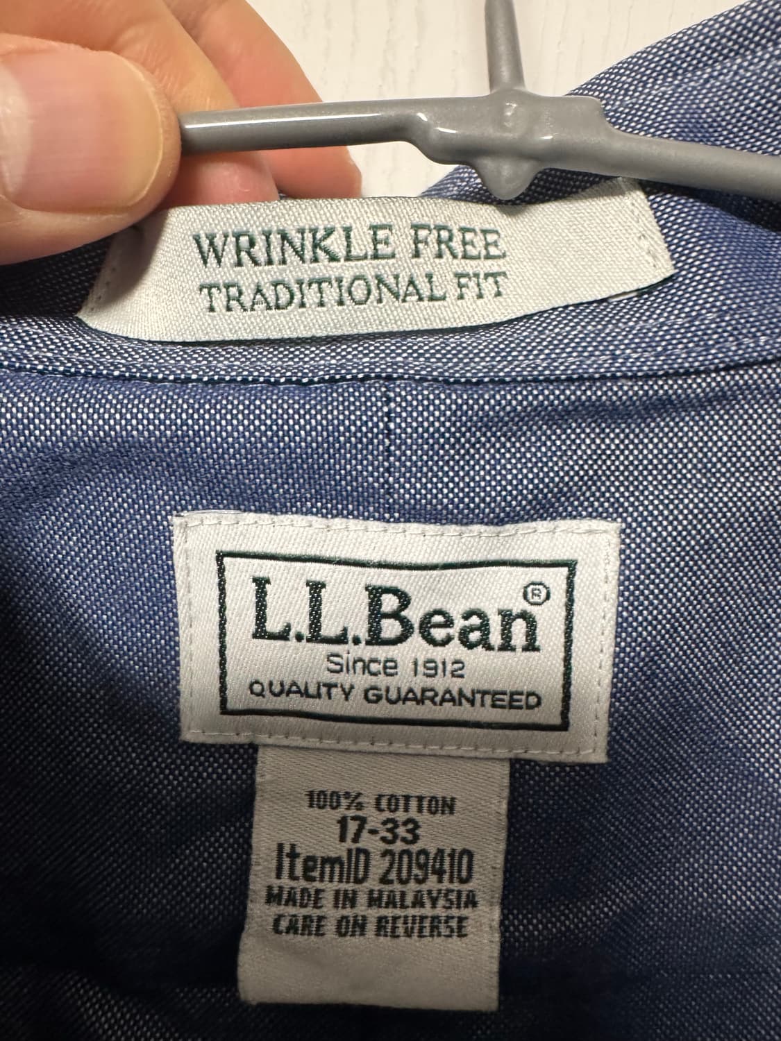 엘엘빈 링클프리 셔츠 상품이미지2