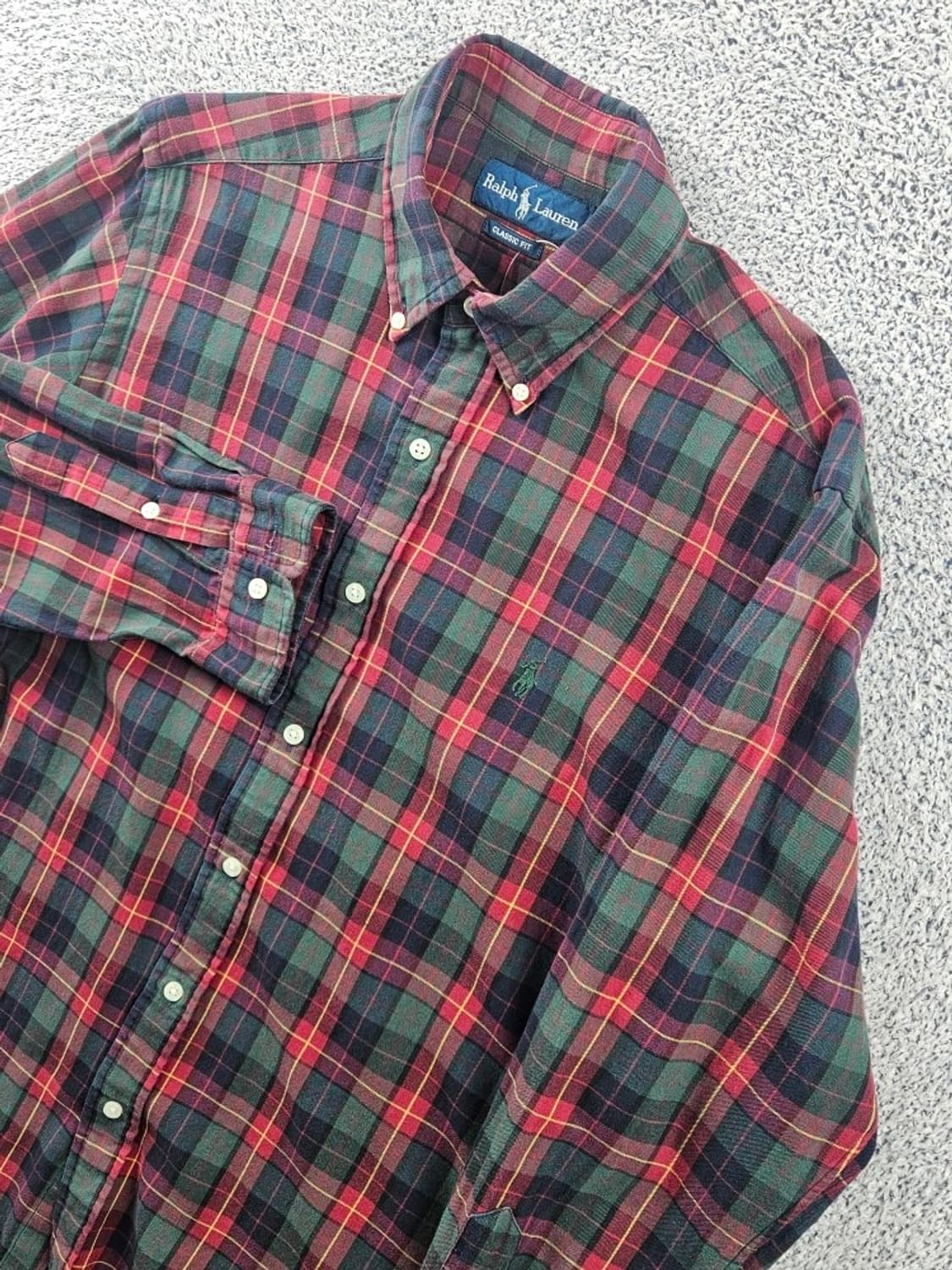 폴로랄프로렌 멀티컬러 타탄체크 패턴 셔츠 ( M ) / 11030 상품이미지6