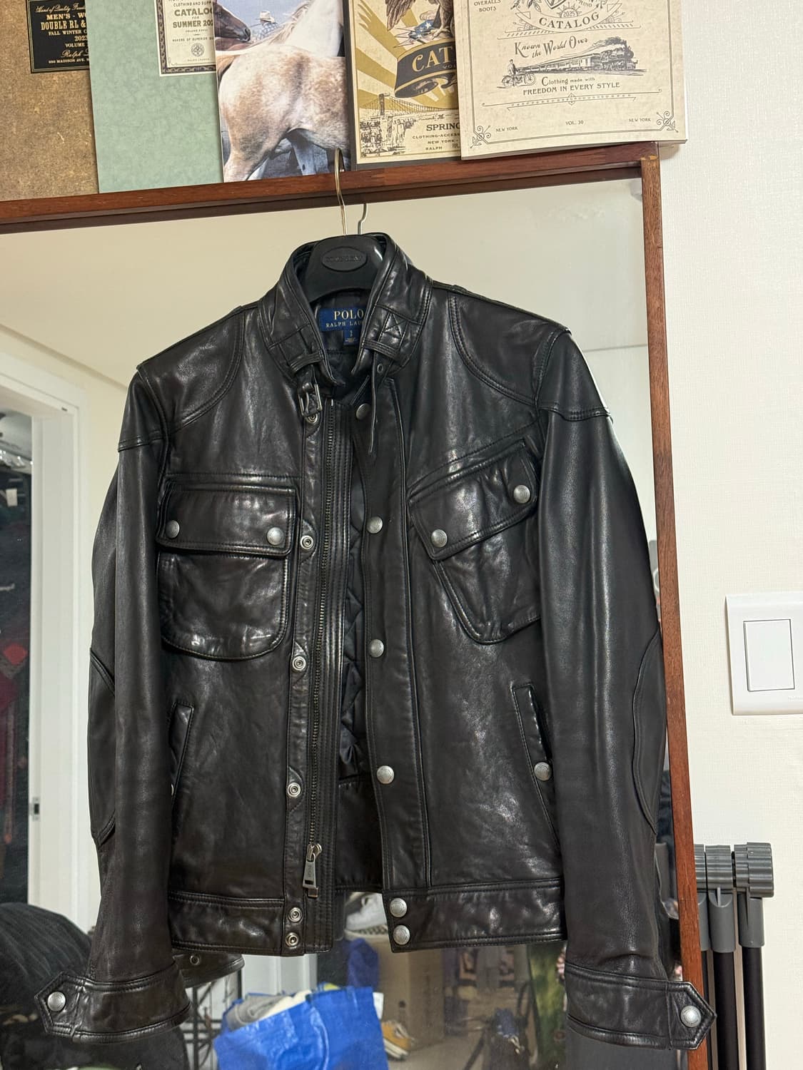 폴로 랄프로렌 가죽자켓 상품이미지1