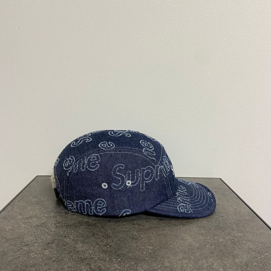 (OS) 슈프림 박스로고 캠프캡 모자 데님 상품이미지3