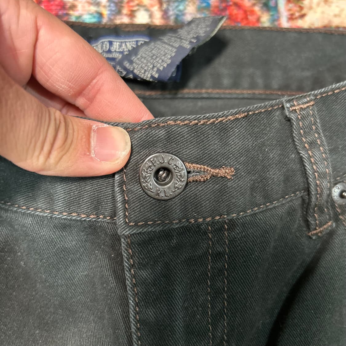 [30] 폴로 진컴퍼니 부츠컷 블랙 데님팬츠 상품이미지3