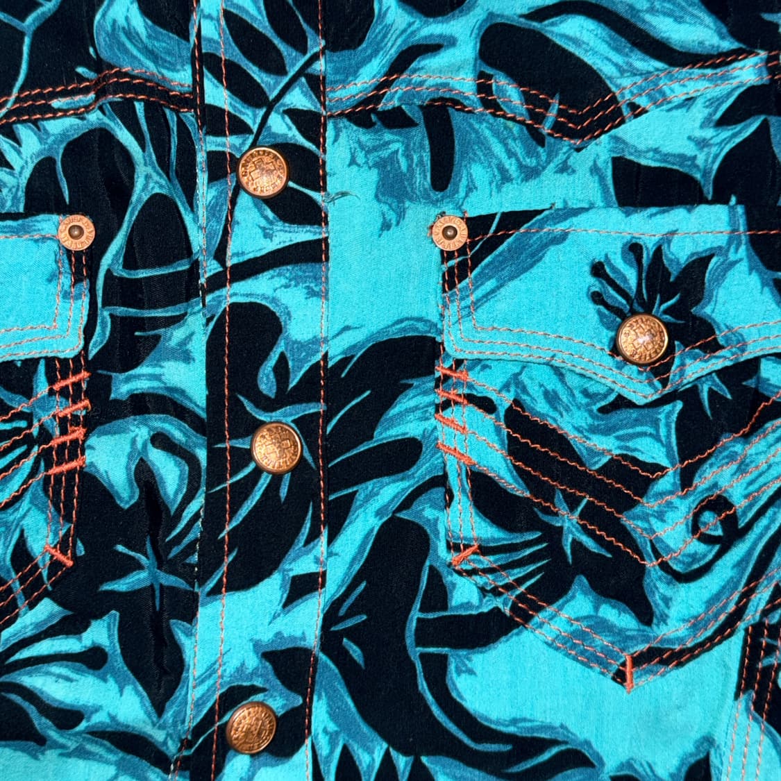 90's 장폴고티에 하와이안 셔츠 상품이미지5