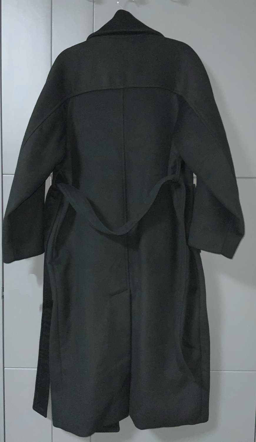 라퍼지스토어 우먼 롱코트 블랙 S 상품이미지2