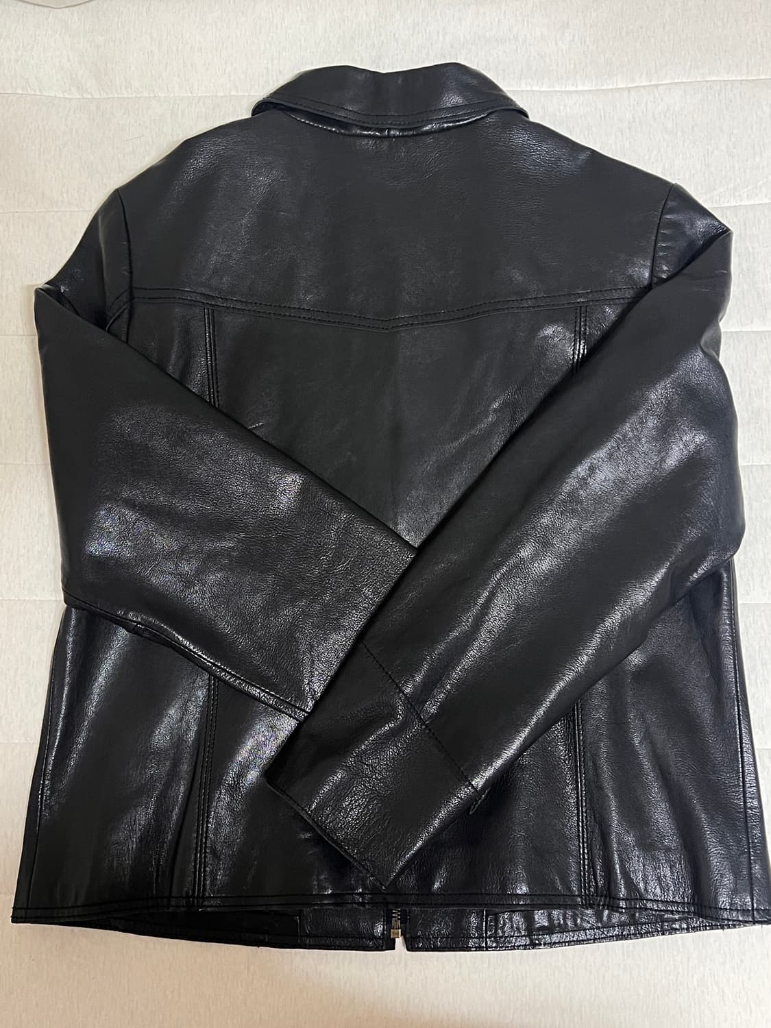 VINTAGE GAP SLIM LEATHER JACKET 상품이미지5