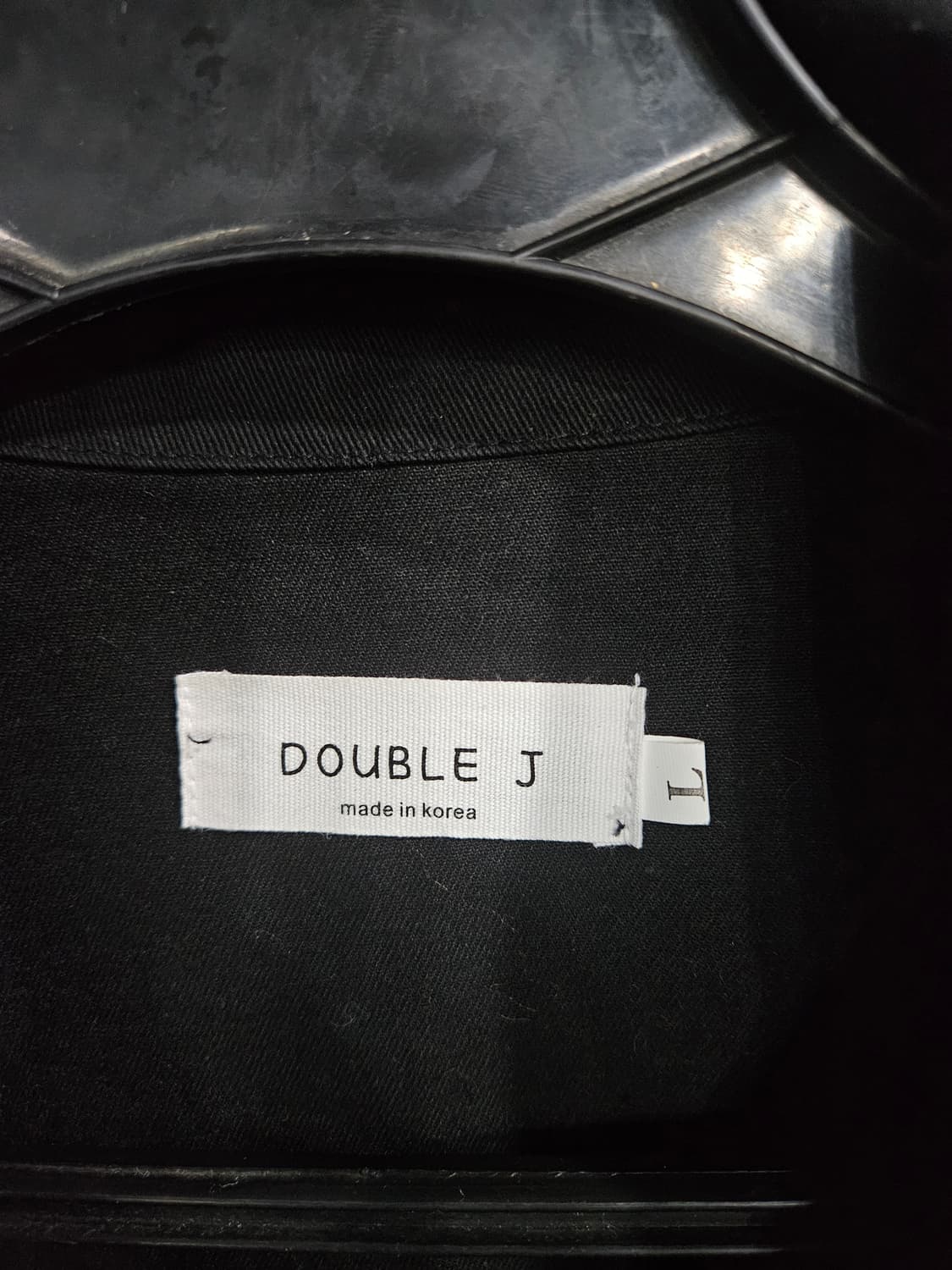 더블제이 프린팅 블랙 남성 세미오버핏 100 데님자켓  상품이미지3