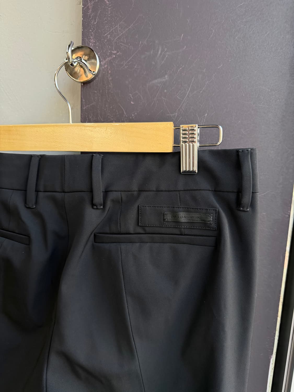 .42/ 프라다 백로고 패치 슬랙스 팬츠 상품이미지7