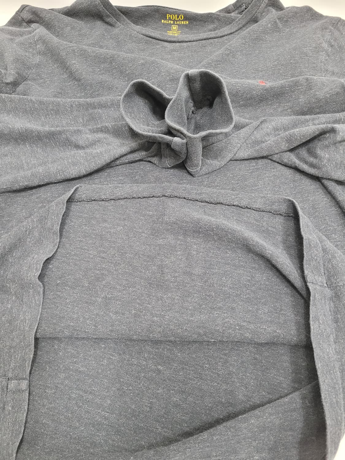 POLO 폴로 랄프로렌 레드 포니 커스텀핏 티셔츠  / 남 M 차콜
 상품이미지7