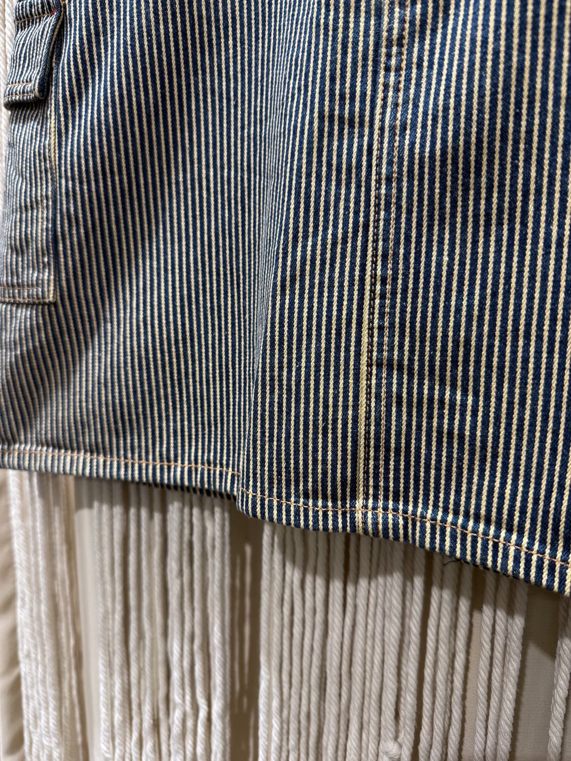 Striped Pocket Denim Skirt 0079 상품이미지4