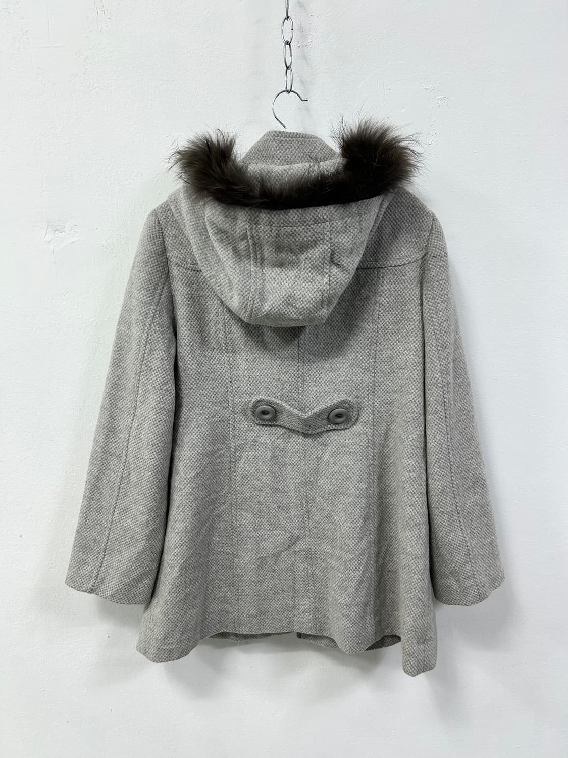 [SHALLISH] 도쿄걸 퍼 후드 하이넥 코트 상품이미지5