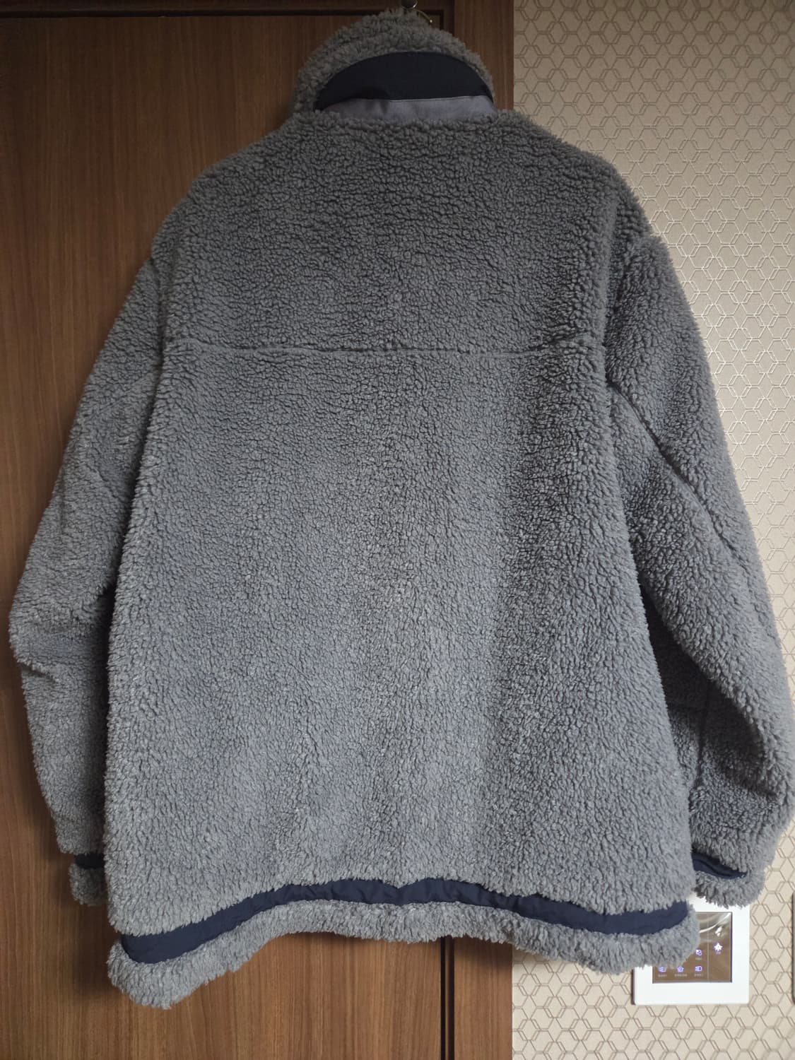 하이드아웃 남성 뽀글이 집업 M  상품이미지6