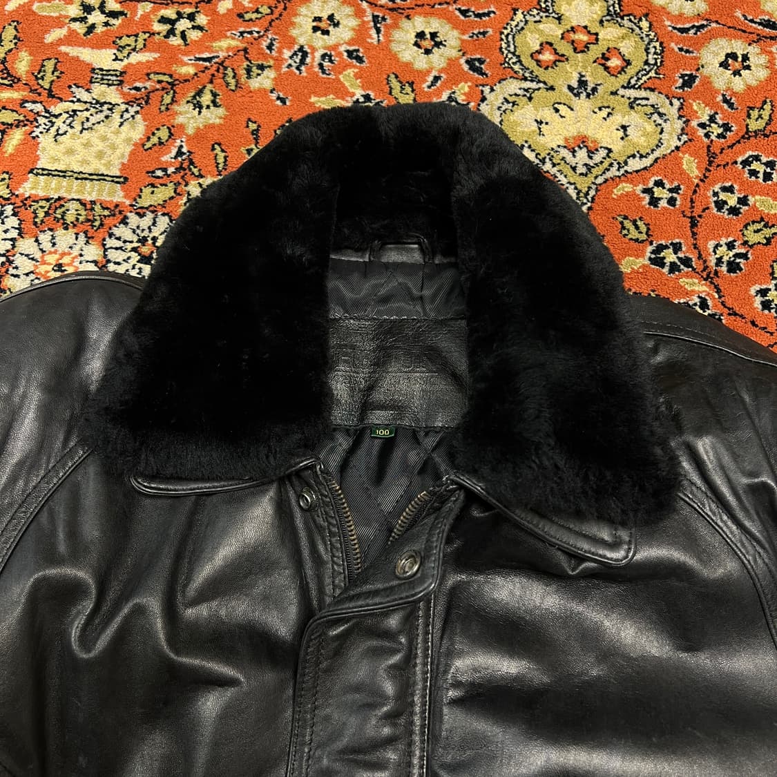 [100] 더헌트 빈티지 램스킨 레더 가죽자켓 상품이미지5