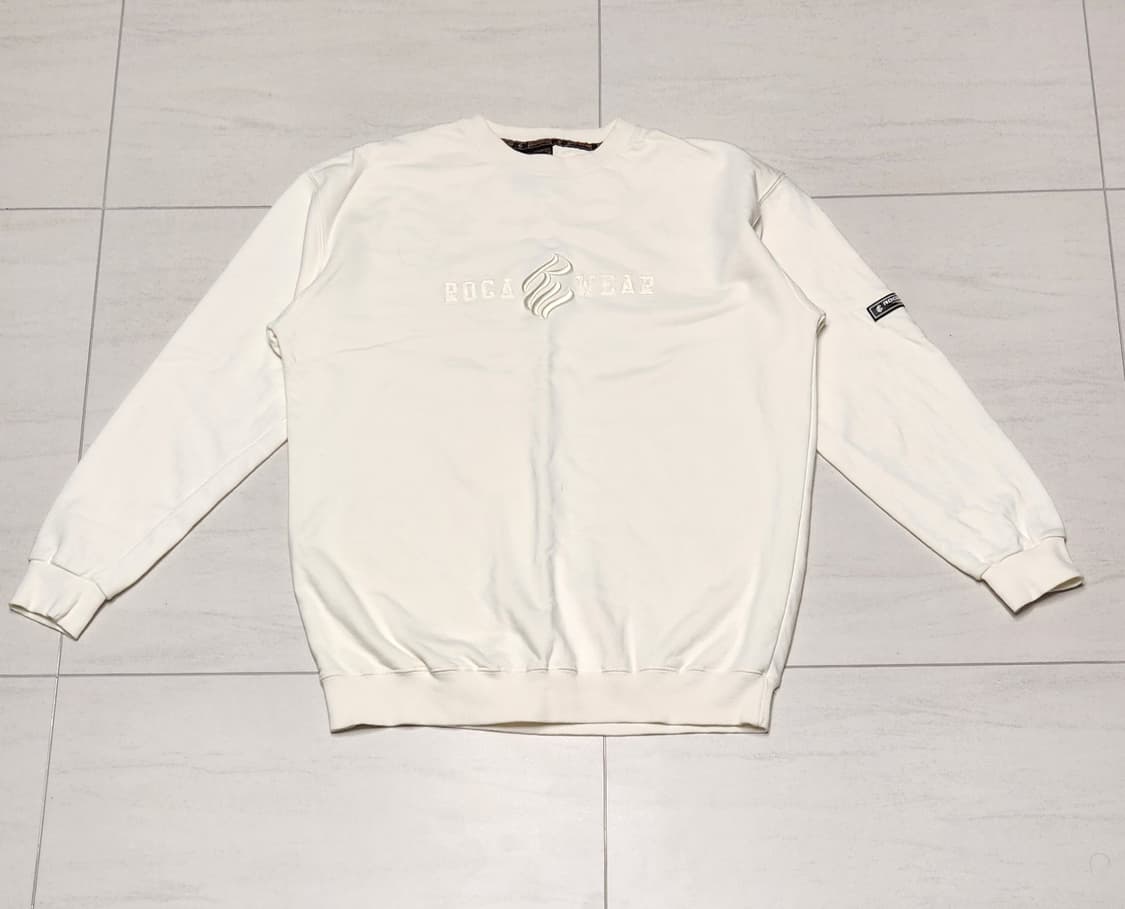 로카 웨어 빈티지 힙합 아이보리 맨투맨 xxl 상품이미지1