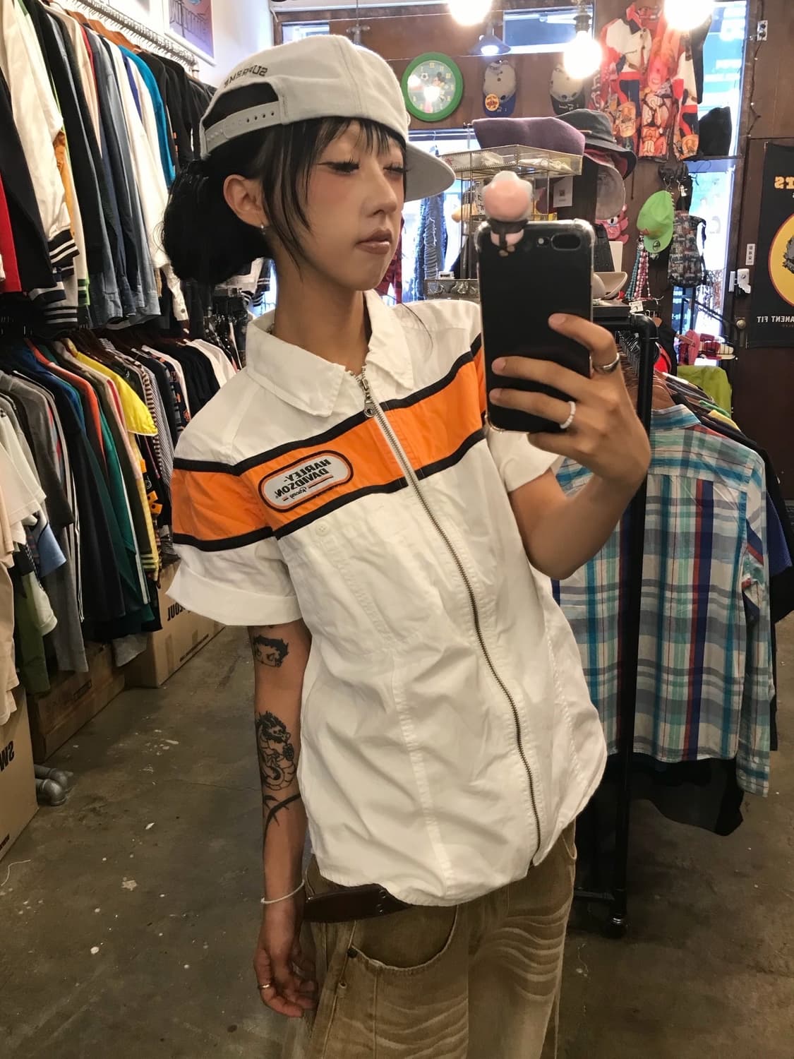 < Harley-Davidson Embroidery Shirt JK > 상품이미지7