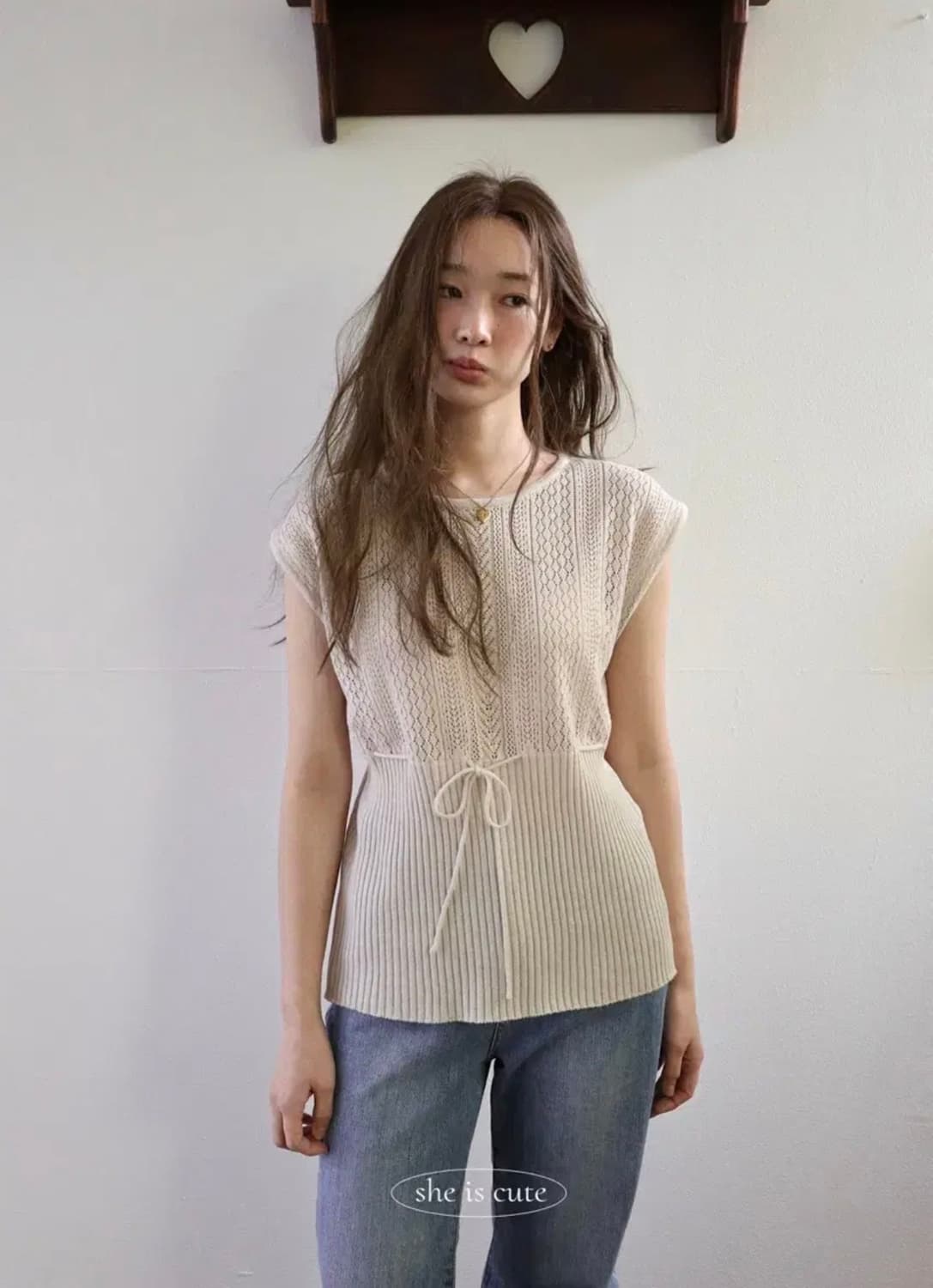 쉬이즈큐트 Summer Knit top 상품이미지1