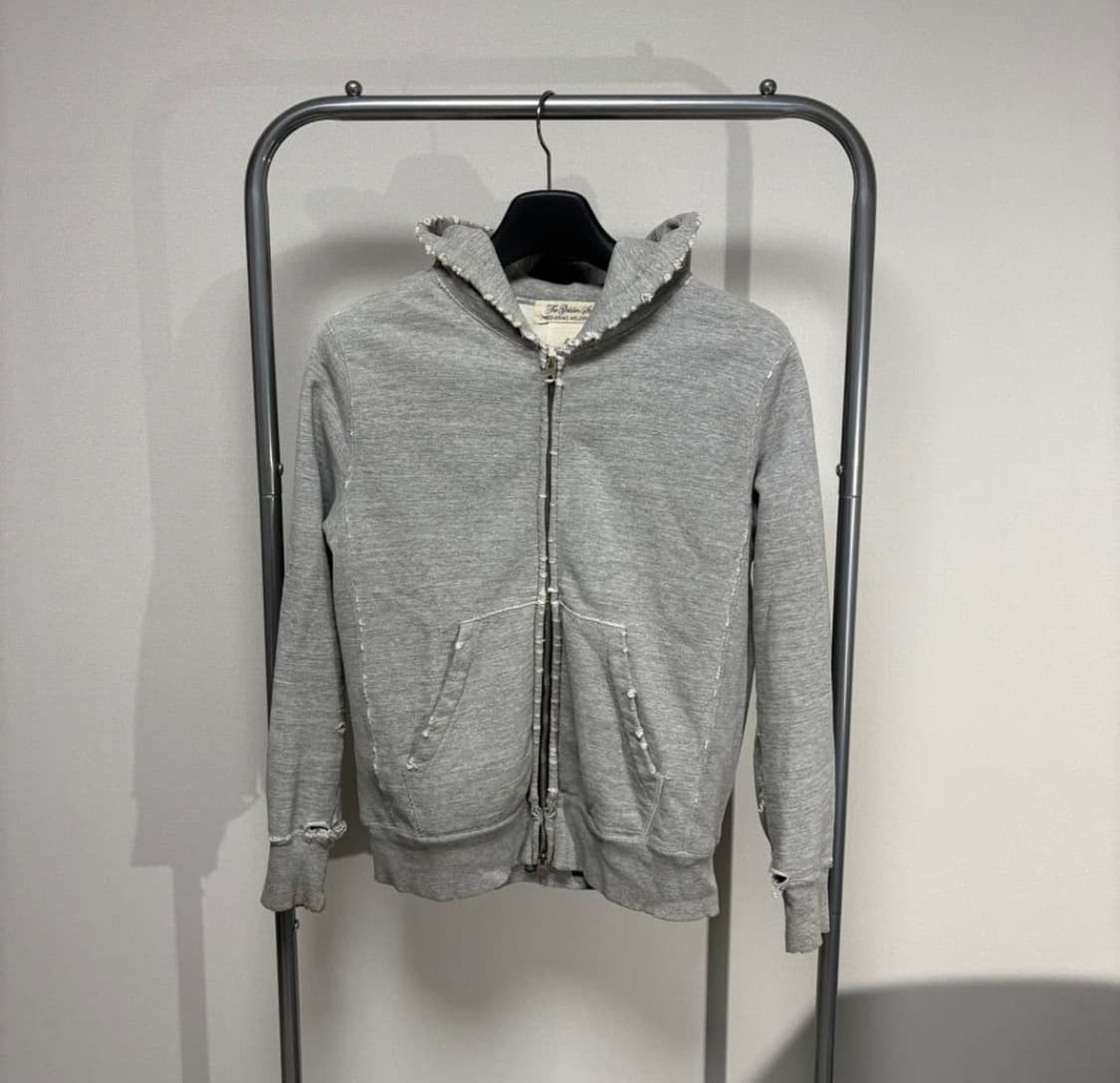 레미 릴리프 데미지 후드집업 상품이미지1