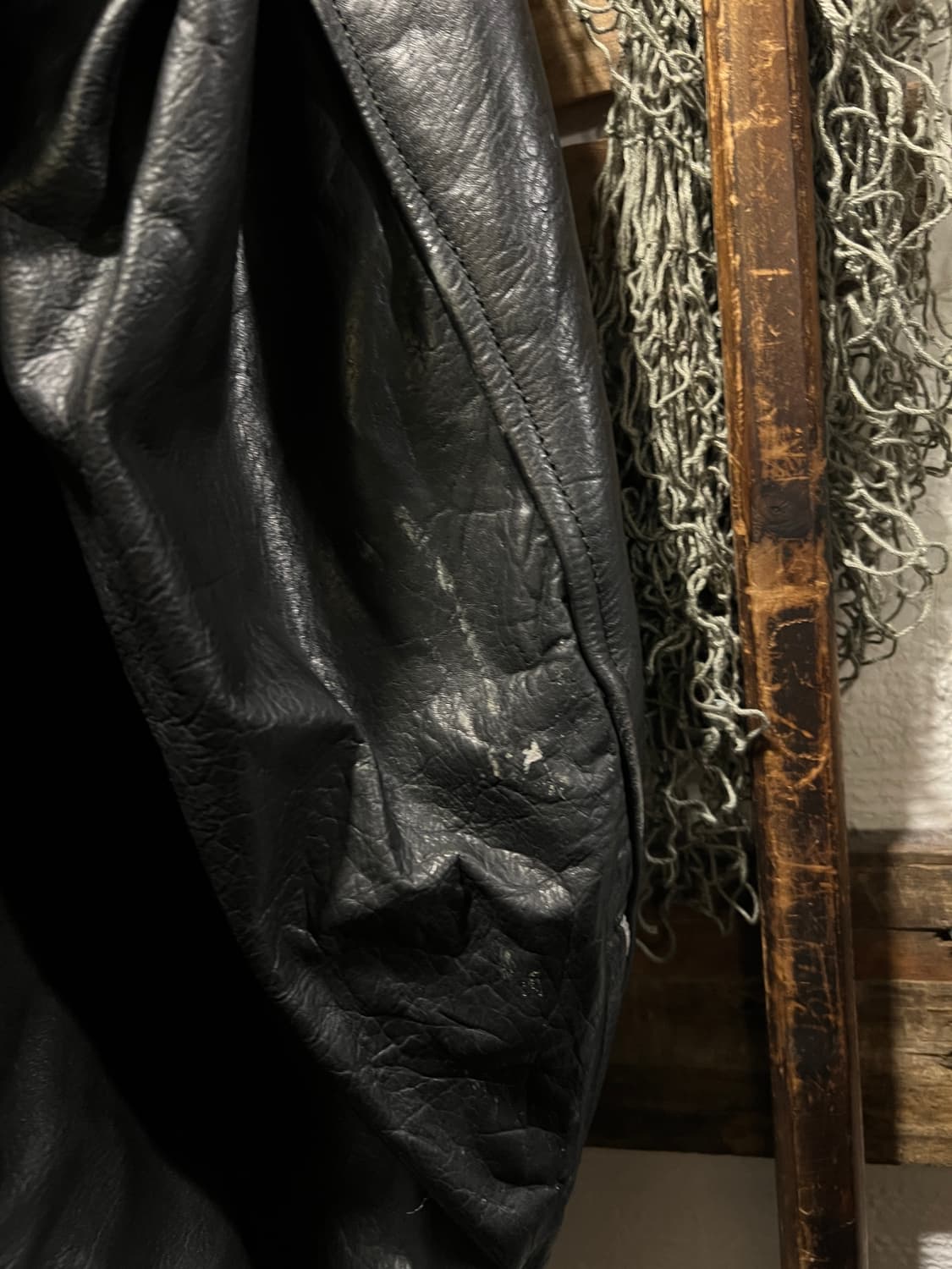 [XL]80's Sears USA 시어스 레더 샵 라이더 자켓 상품이미지8