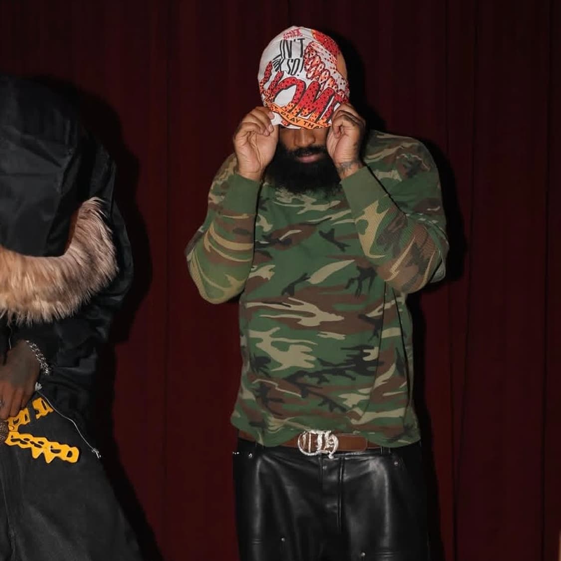 [XL] 90s USA 빈티지 우드랜드 카모 후드집업 상품이미지5