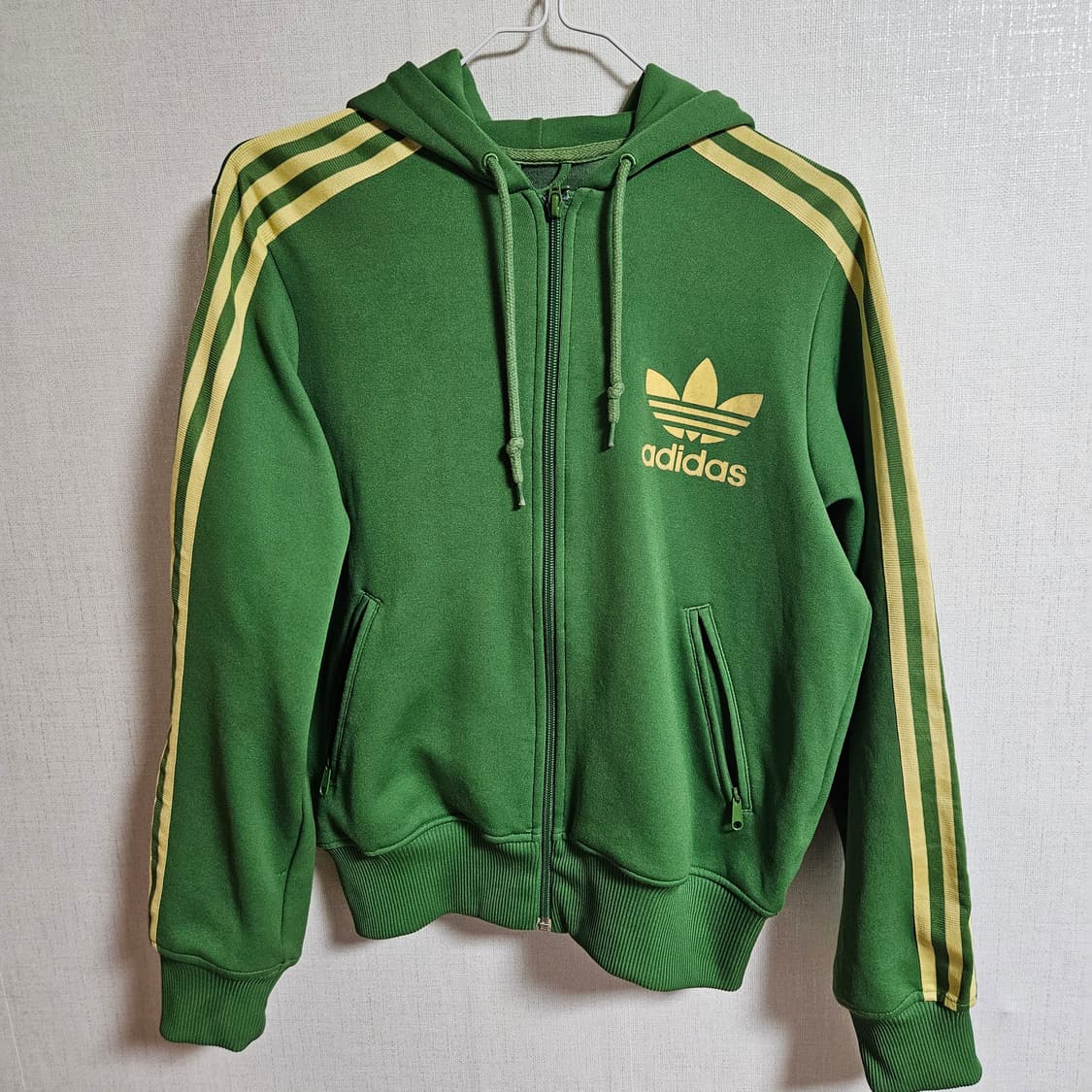 아디다스 말차색 져지 후드집업 M 상품이미지1