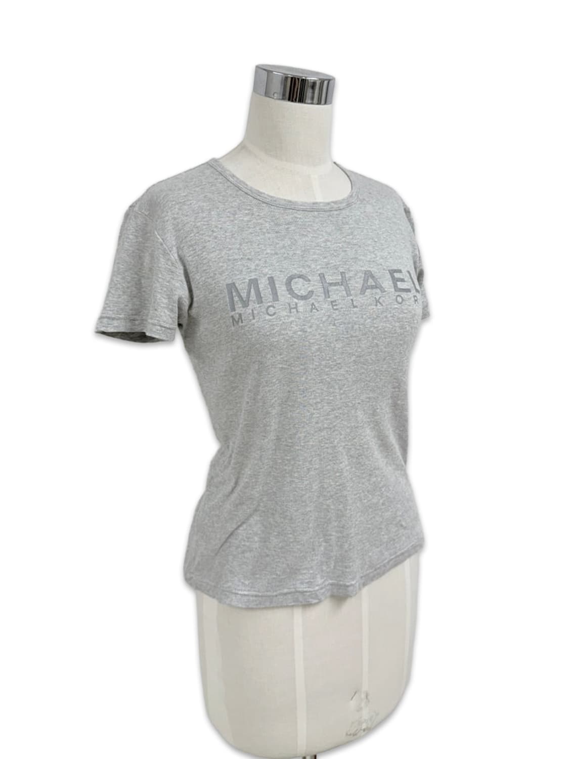 빈티지 Michael Kors 그레이 로고 반팔티 상품이미지5
