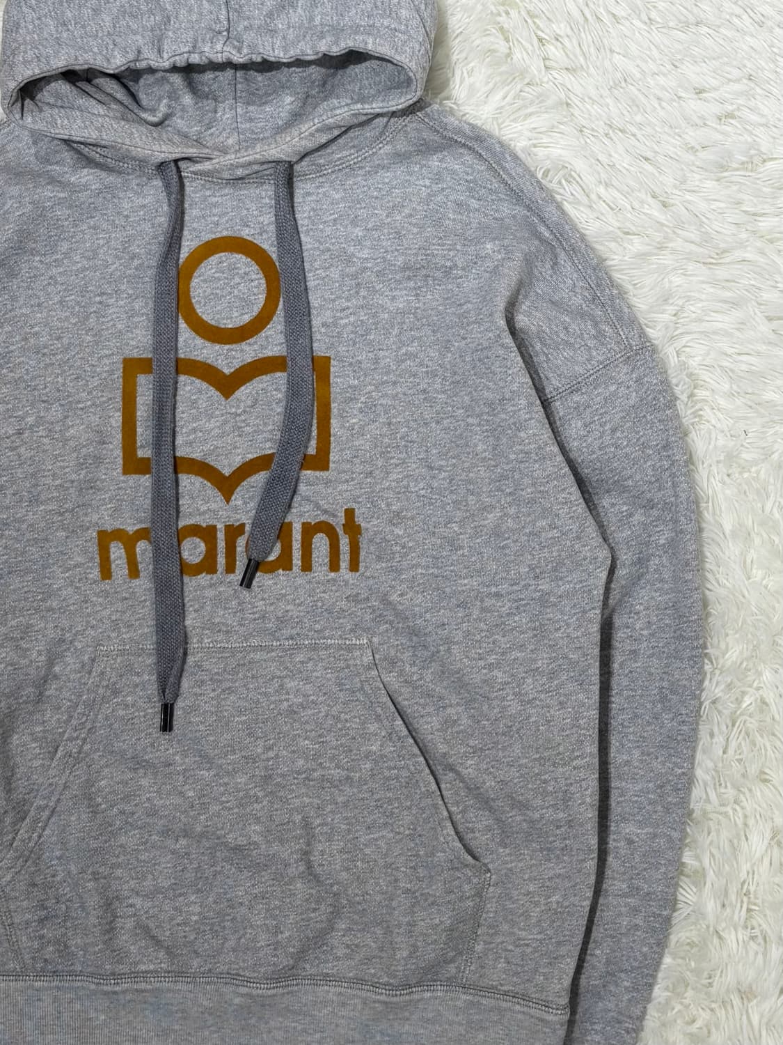 이자벨마랑에뚜왈 그레이 빅로고 후드 상품이미지5