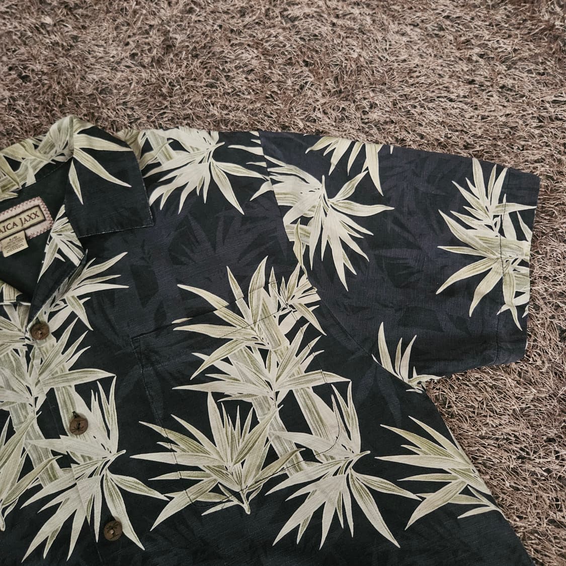 JAMAICA JAXX 실크 하와이안셔츠
L size
 상품이미지5