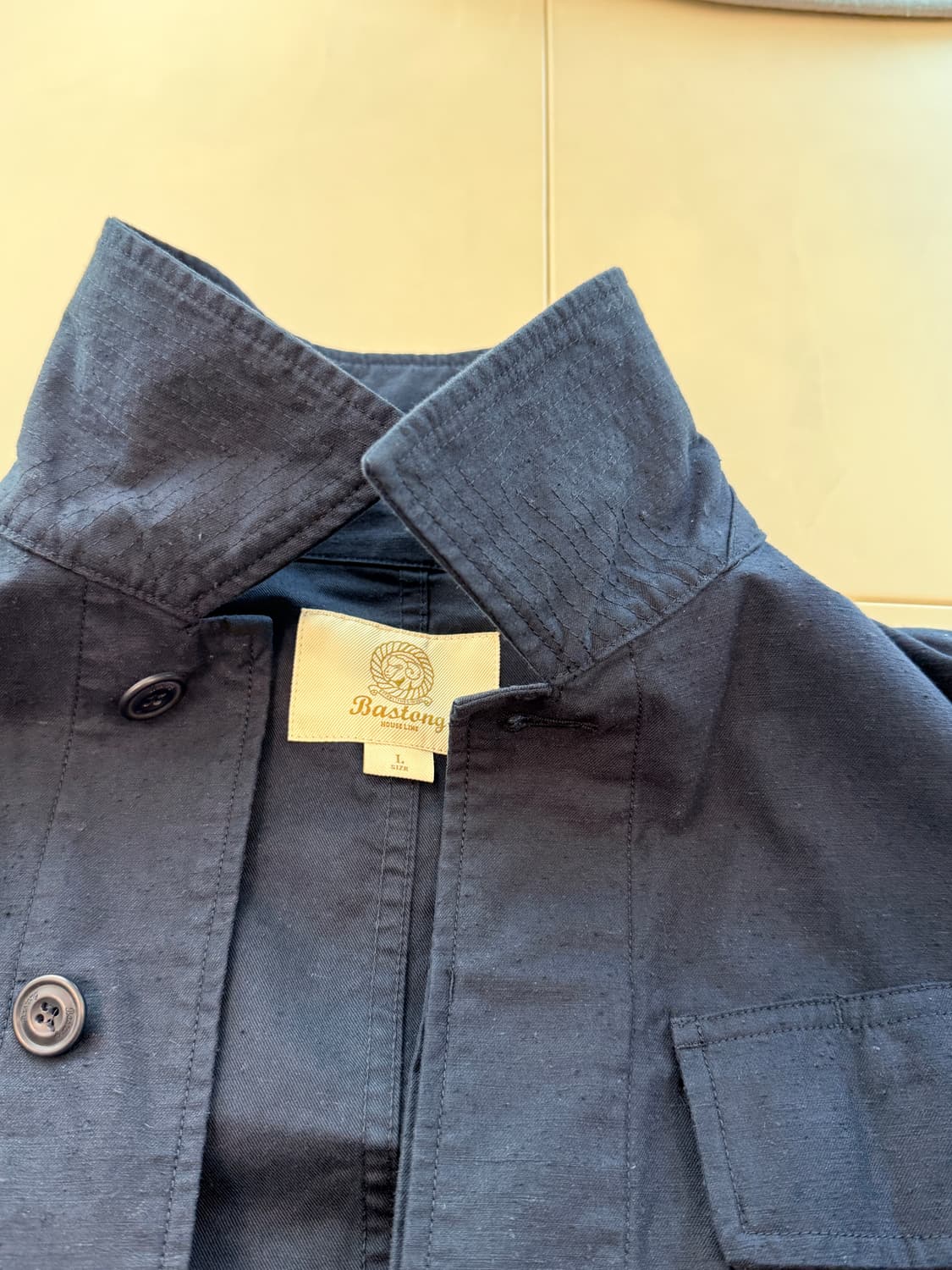 바스통 25ss 109 정글 퍼티그 자켓 인디고 L(105) 상품이미지3